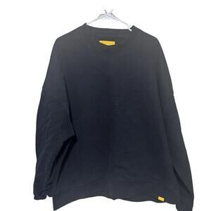 Yellow Tag Portugal Black Sweatshirt Men's Large Heavyweight Crew Neck